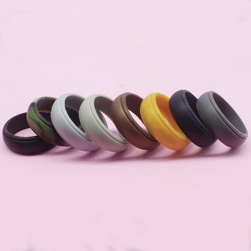 Nhẫn Silicone Cao Su Kháng Khuẩn Không Gây Dị Ứng Thời Trang Nam Nữ