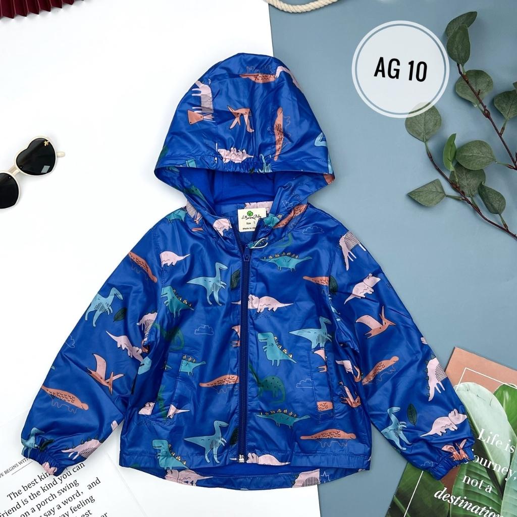 Áo khoác bé trai, áo khoác trẻ em bé trai, chất dày dặn 2 lớp, size 6-10 tuổi - SUNKIDS