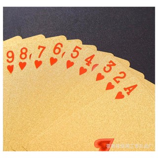 bộ bài mạ vàng 24k