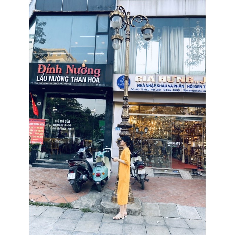 (VIDEO) Đầm thun suông chất cotton in hình gấu ngủ video thật shop quay | BigBuy360 - bigbuy360.vn