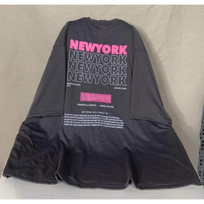 [Rẻ Vô Địch] Áo thun cotton tay lỡ unisex - - ÁO NEWYORK - - mẫu hot 2022