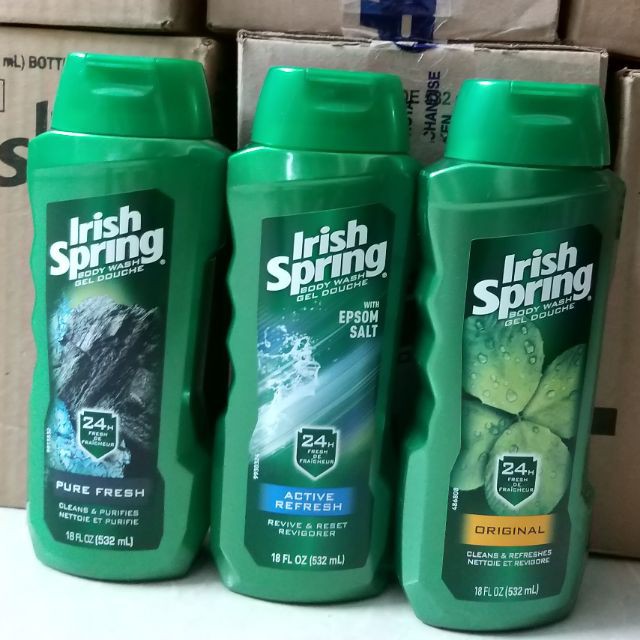 Sữa Tắm Nam Irish Spring 532ML Nhập Mỹ Chính Hãng