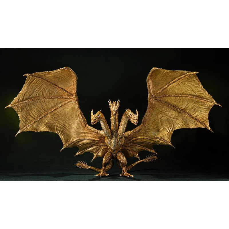 Mô hình quái vật King Ghidorah 2019. bản màu đặc biệt. S.H.Monsterarts Bandai.