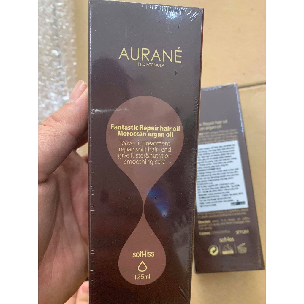 Tinh dầu dưỡng và làm bóng tóc AURANE Soft Liss Argan Oil 125ml
