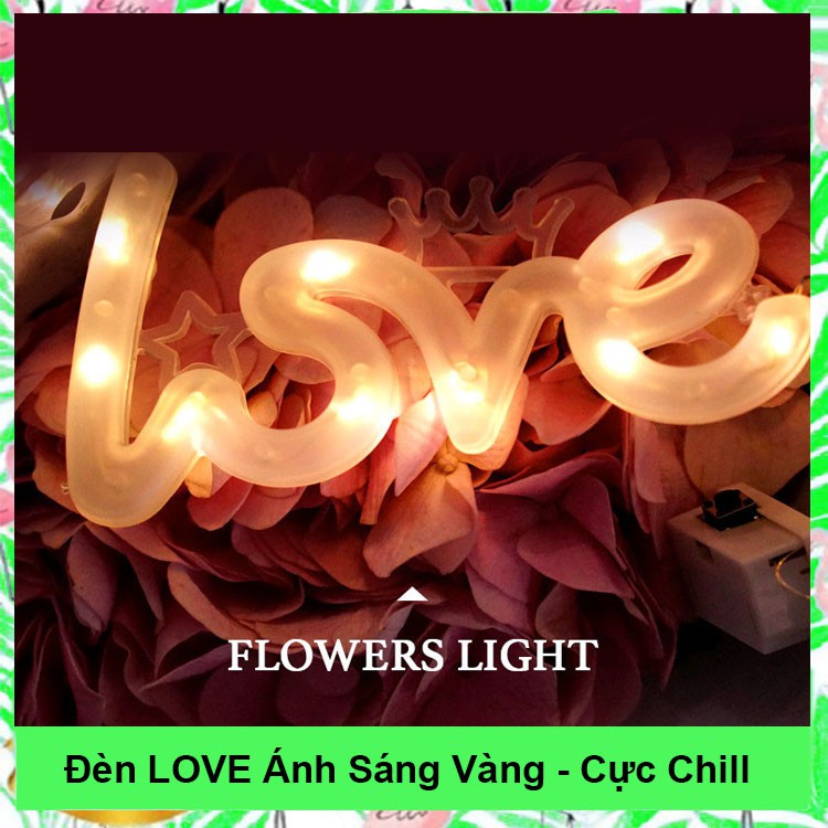 Đèn Led Đom Đóm chữ LOVE - Fairylight 3 chế độ nháy - Đèn trang trí, decor ảnh , bàn tiệc