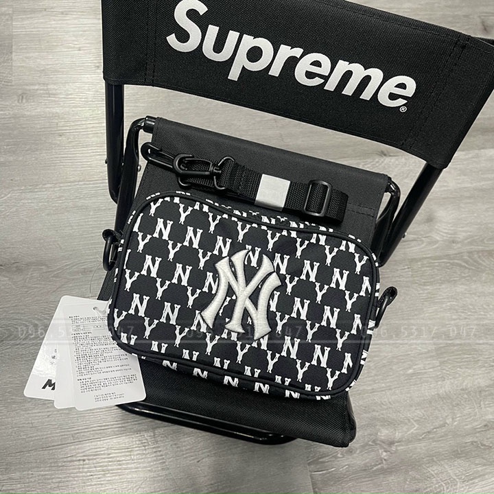 Túi NY MLB Cross Bag Monogram Mini Nam Nữ Xuất Xịn, Túi Đeo Ngực Hông MLB NY Thiết Kế Thời Trang Được Các Bạn Yêu Thích