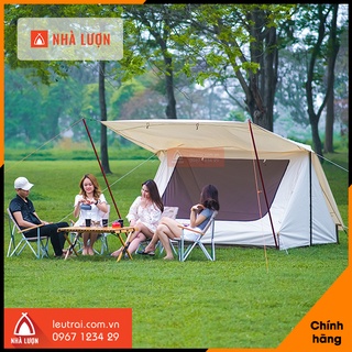 Lều cắm trại Glamping Vintage Home 4P - Vải TC cao cấp