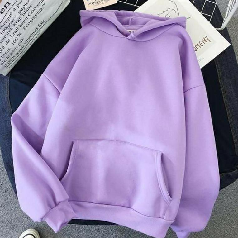 Áo Hoodie Oversize Lilac Màu Vàng / Xanh Lá / Tím P0V