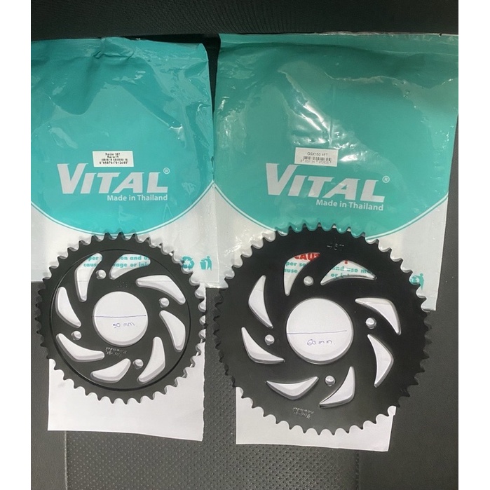 Dĩa Satria, Raider,  Raider FI, Satria FI, Gsx 150 đủ size - NSD, Nhông sên dĩa VITAL chính hãng, Thái lan