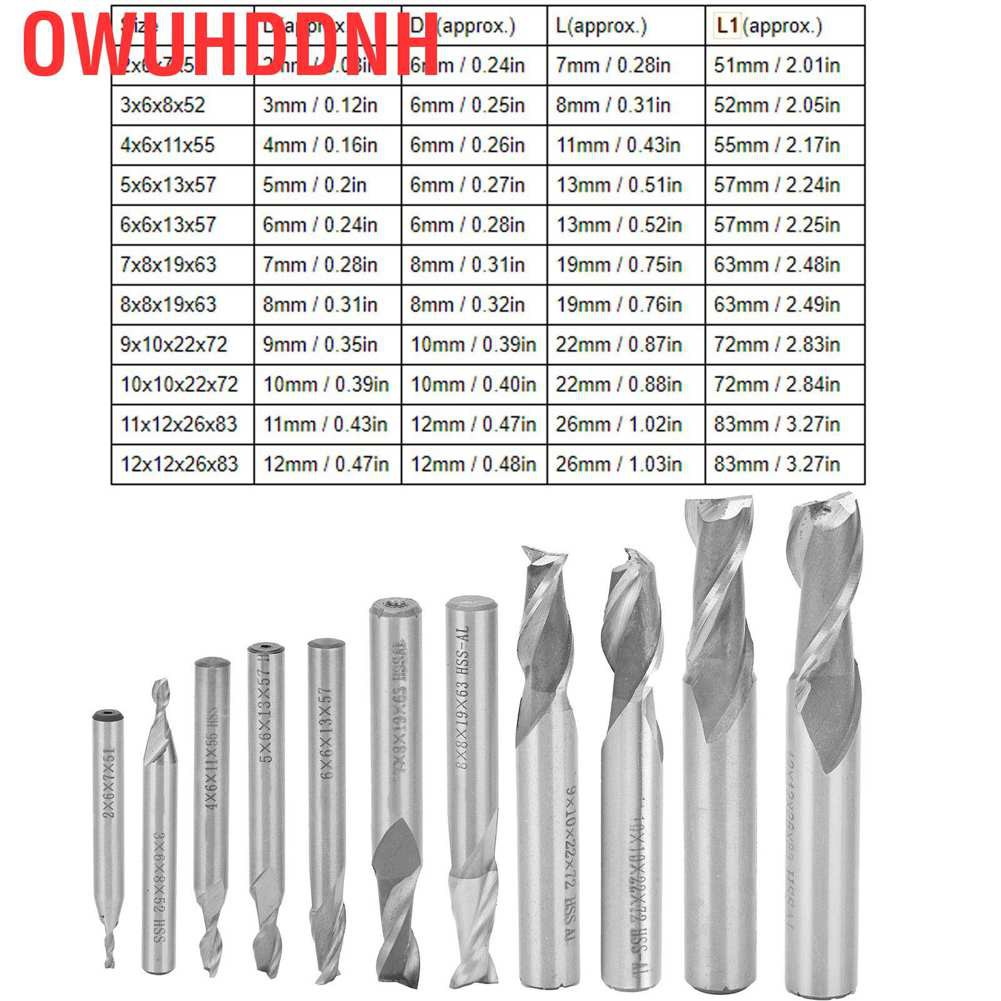 Mũi Khoan Xoắn Ốc 2 Đầu Bằng Thép Tốc Độ Cao Cho Máy Phay Cnc