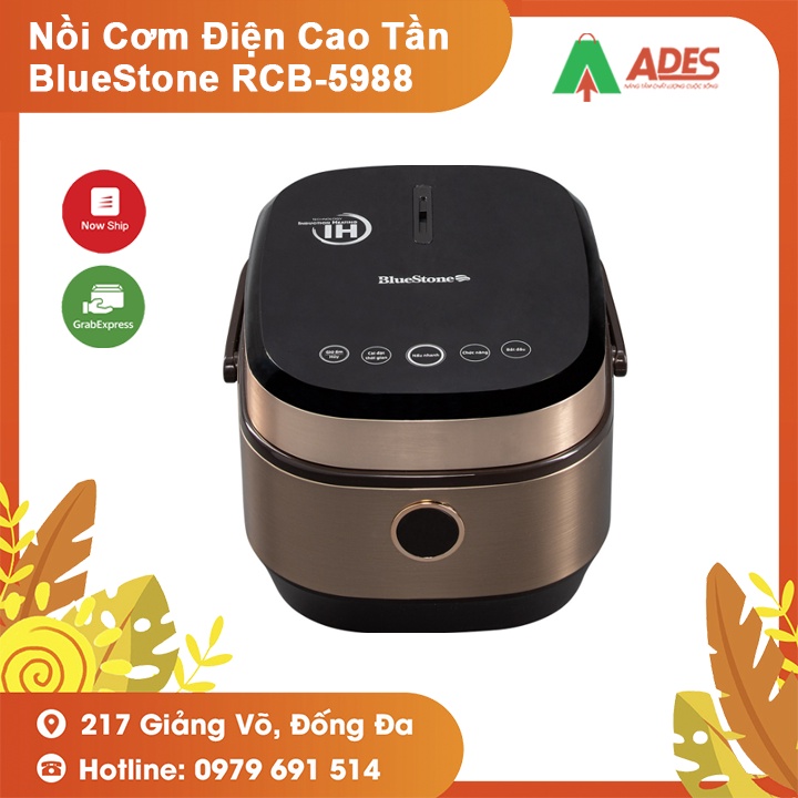 [Mã 154ELSALE2 giảm 7% đơn 300K] Nồi Cơm Điện Cao Tần BlueStone RCB-5988 1.5L | Mới