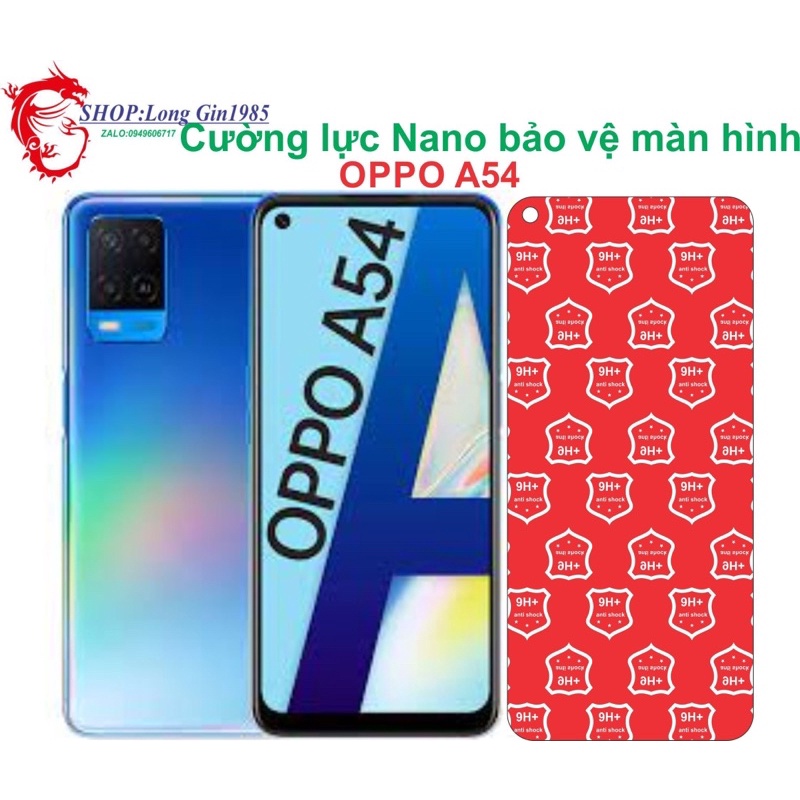 Oppo A54 Cường lực dẻo Nano chống va đập chống trầy xước tốt