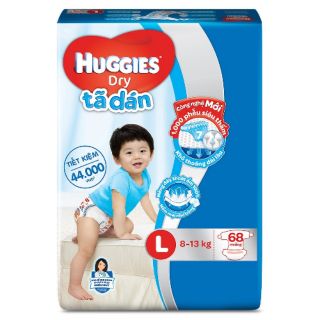Tã dán Huggies M76/ L68/ XL62/ XXL56