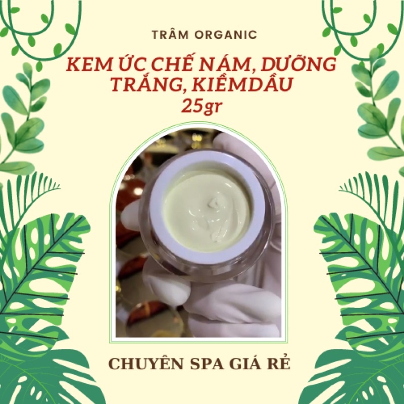 Kem nám xanh ức chế, ngăn ngừa sắc tố da, chuyên dùng cho da sau điều trị