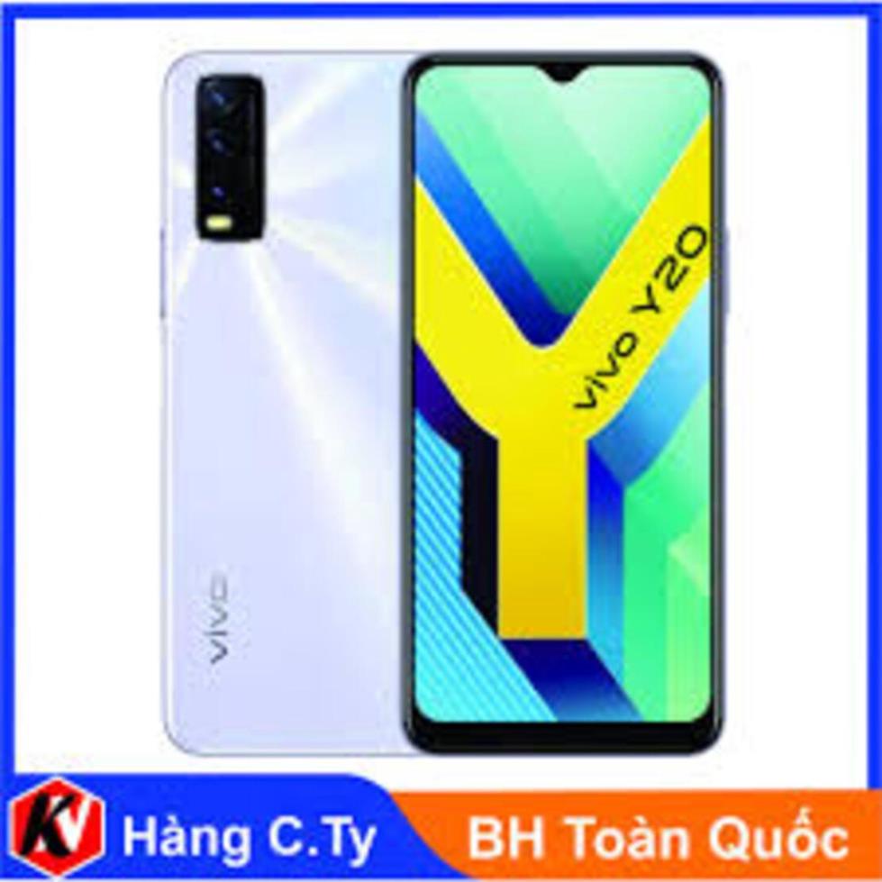 điện thoại Vivo Y20 2021 2sim ram 6G rom 128G máy Chính Hãng, màn 6.51'', cấu hình cao cày game nặng siêu mượt