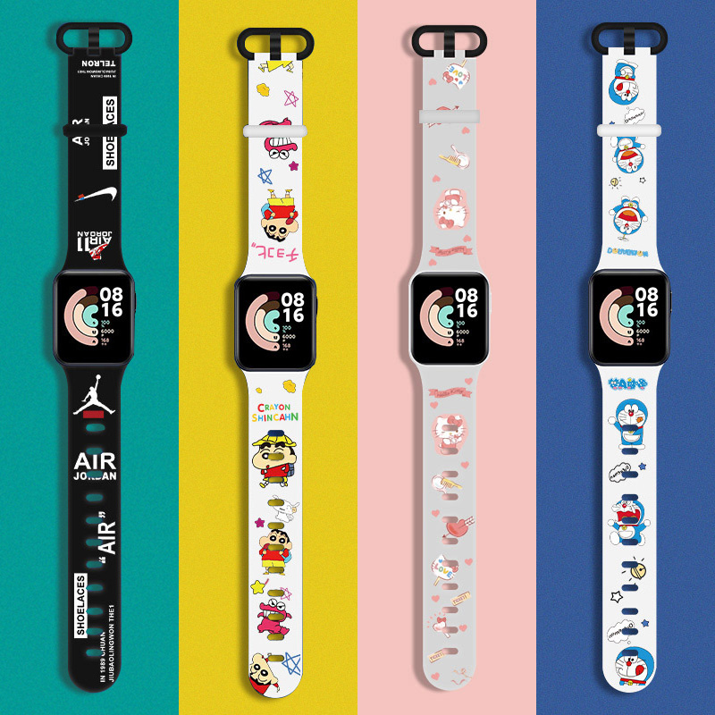 Dây Đeo Thay Thế Chất Liệu Silicon Màu Đen Cho Xiaomi Mi Watch Lite