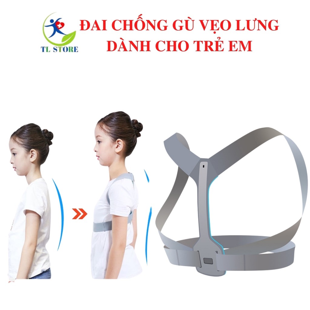 Đai chống xóa gù vẹo lưng dành cho trẻ em - thay đổi ngoại hình là thay đổi tương lai con bạn