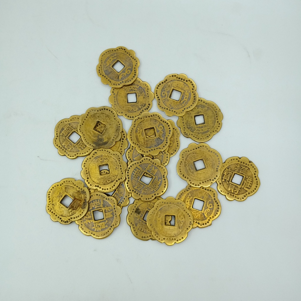 Đồng Xu Hoa Mai Kim Tiền Nhỏ 3cm