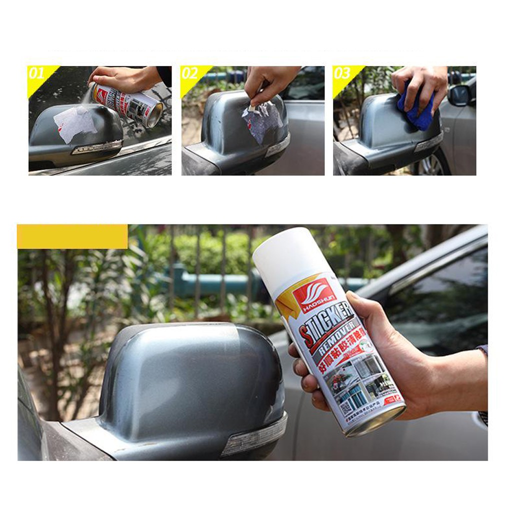 Chai xịt tẩy sạch mọi loại keo decal băng dính tem dán Haoshun Sticker Remove H1003 | BigBuy360 - bigbuy360.vn