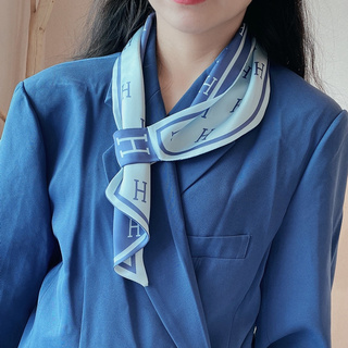 Khăn quàng cổ lụa dài thắt nơ thời trang dành cho nữ