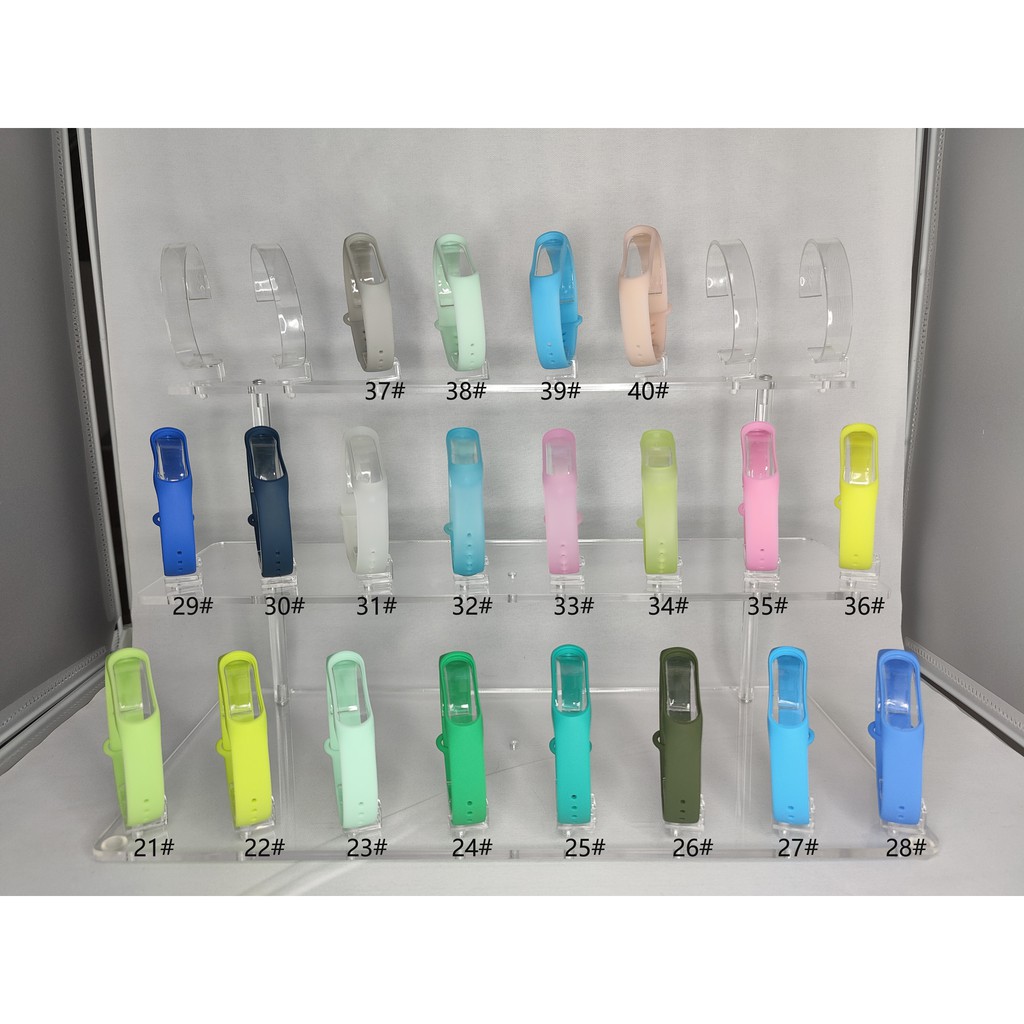 Dây đeo silicon mềm thay thế cho Xiaomi Mi Band 3/4