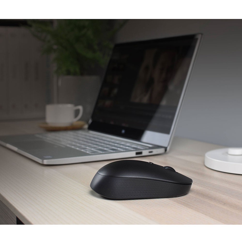 Chuột máy tính không dây Xiaomi Mi Dual Mode Wireless Mouse Silent Edition - Hàng Chính Hãng Digiworld