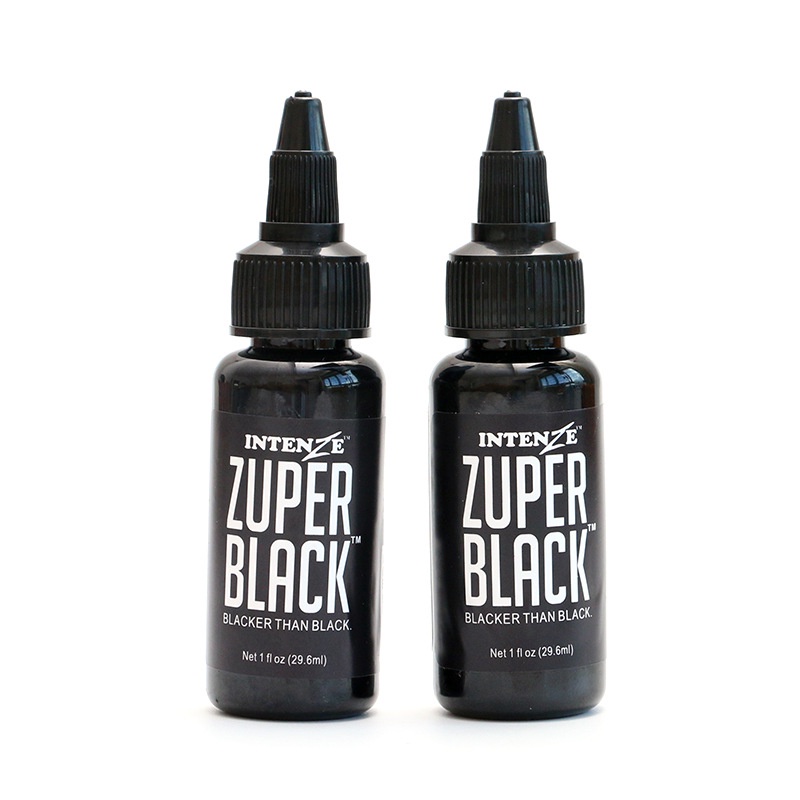 Mực xăm Trung Cấp INTENZE Zuper Black 30ml
