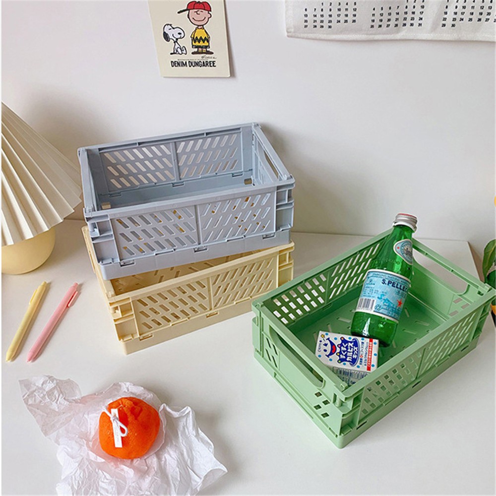 Giỏ Nhựa Đựng Đồ Đa Năng Có Thể Gấp Gọn Tiện Lợi