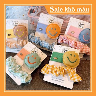 Combo sét buộc tóc, kẹp tóc kiểu dáng hàn quốc siêu siêu xinh