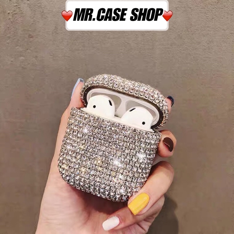 Case Airpod 1/2 Pro Vỏ Ốp Đựng Tai NgheĐính Full Đá Siêu Lấp Lánh - Mr.Case Airpods