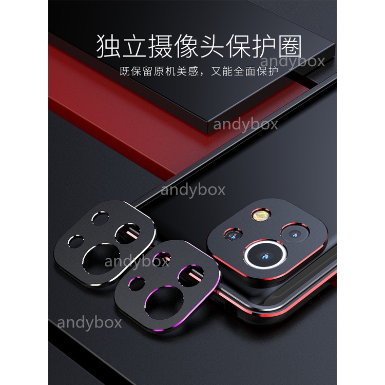 Ốp Điện Thoại Viền Kim Loại Bảo Vệ Camera Cho Xiaomi Mi 11 Mi11Ultra Mi11 Ultra