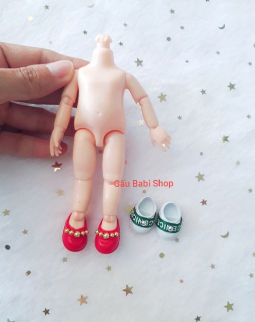01 đôi giày cho búp bê 1/8 bjd, baboliy