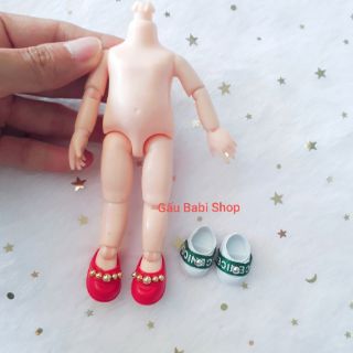 01 đôi giày cho búp bê 1/8 bjd, baboliy
