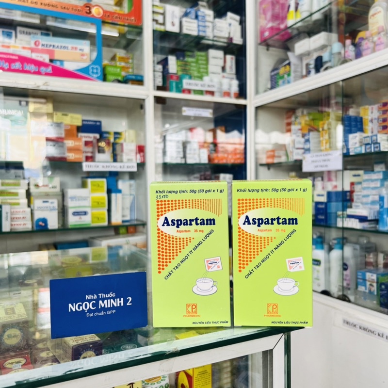 ✅[CHÍNH HÃNG] Aspartam (hộp 50 gói) đường ăn kiêng dành cho người tiểu đường, béo phì Pharmedic