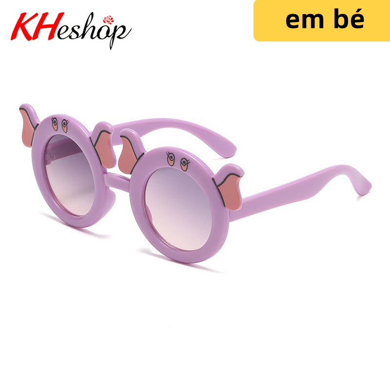 [Thời Trang] Kính Hoạt Hình bé Voi xinh xắn dễ thương, nhiều màu lựa chọn cho Trẻ Em mã Y1623