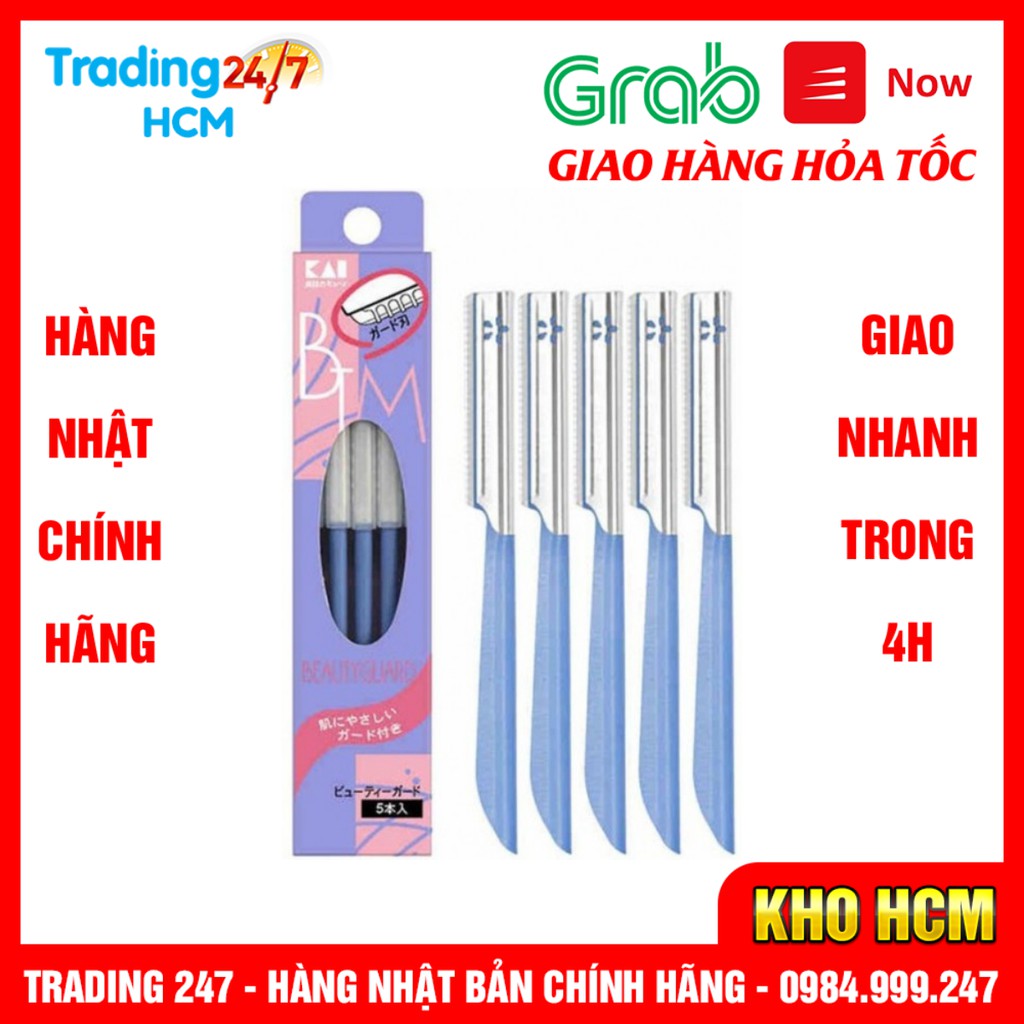 [Hỏa tốc HCM] Set 5 Dao cạo cho nữ KAI Nội địa Nhật Bản