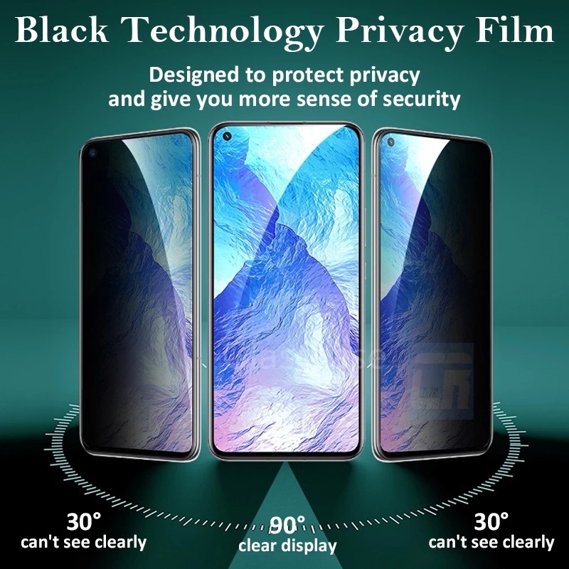 Kính Cường Lực Chống Nhìn Trộm Cho Oppo Reno 6 7 7Z 5 6Z Pro Reno7 Reno6 Z 4G 5G