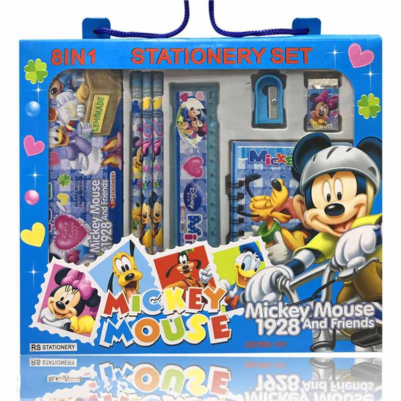 Bộ đồ dùng học tập 8 trong 1 dễ thương cho bé