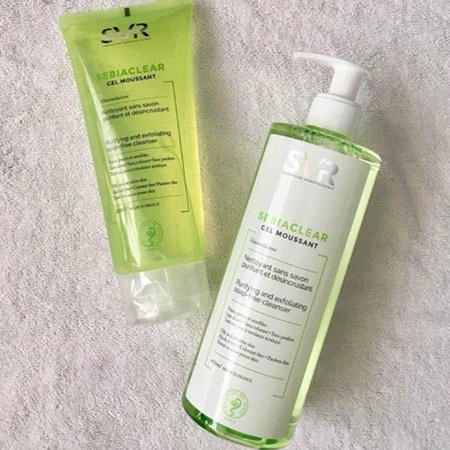 Gel Rửa Mặt SVR Không Chứa Xà Phòng Cho Da Dầu , Mụn,Nhạy Cảm.