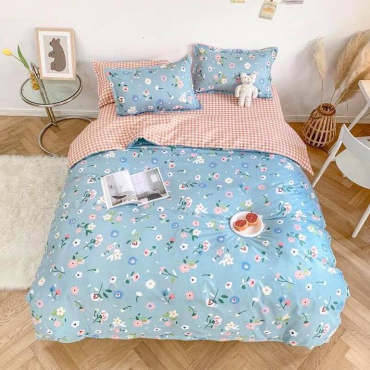Trọn Bộ Chăn Ga Gối Cute Poly đáng yêu (Miễn phí bo chun drap ga giường) - Tổng Kho Ga Gối AMA