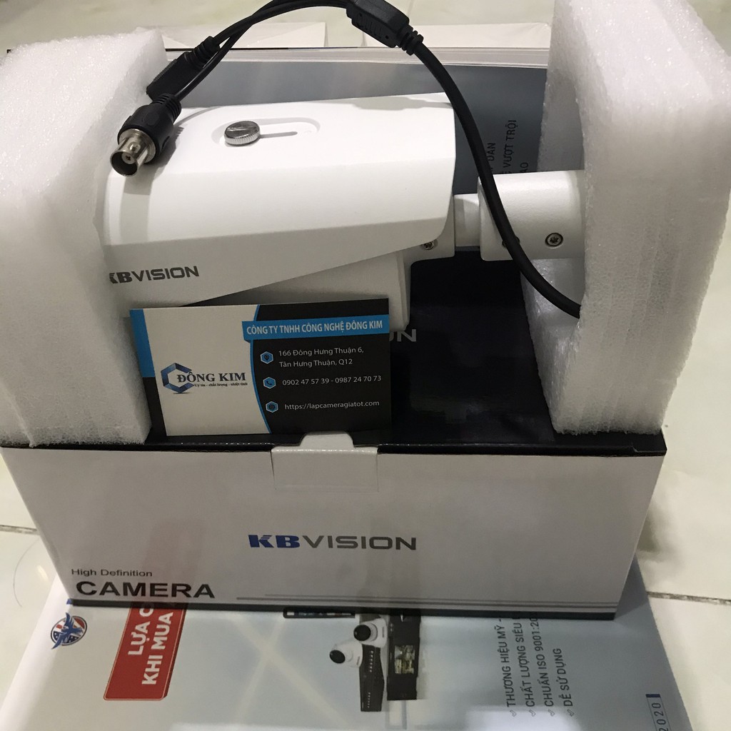 KX-C2003S5 Camera Kbvision 2.0MP Hồng Ngoại 80 Mét Thích Hợp Gắn Nhà Xưởng, Khu Phố Bảo Hành 24 Tháng