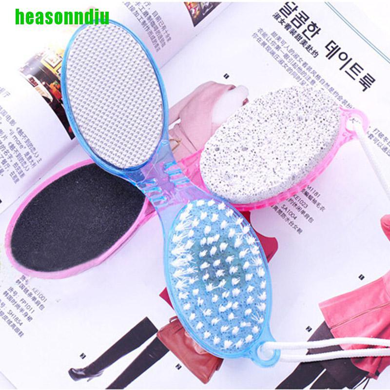 Bàn chải đá chà tẩy tế bào chết chăm sóc bàn chân 4 trong 1