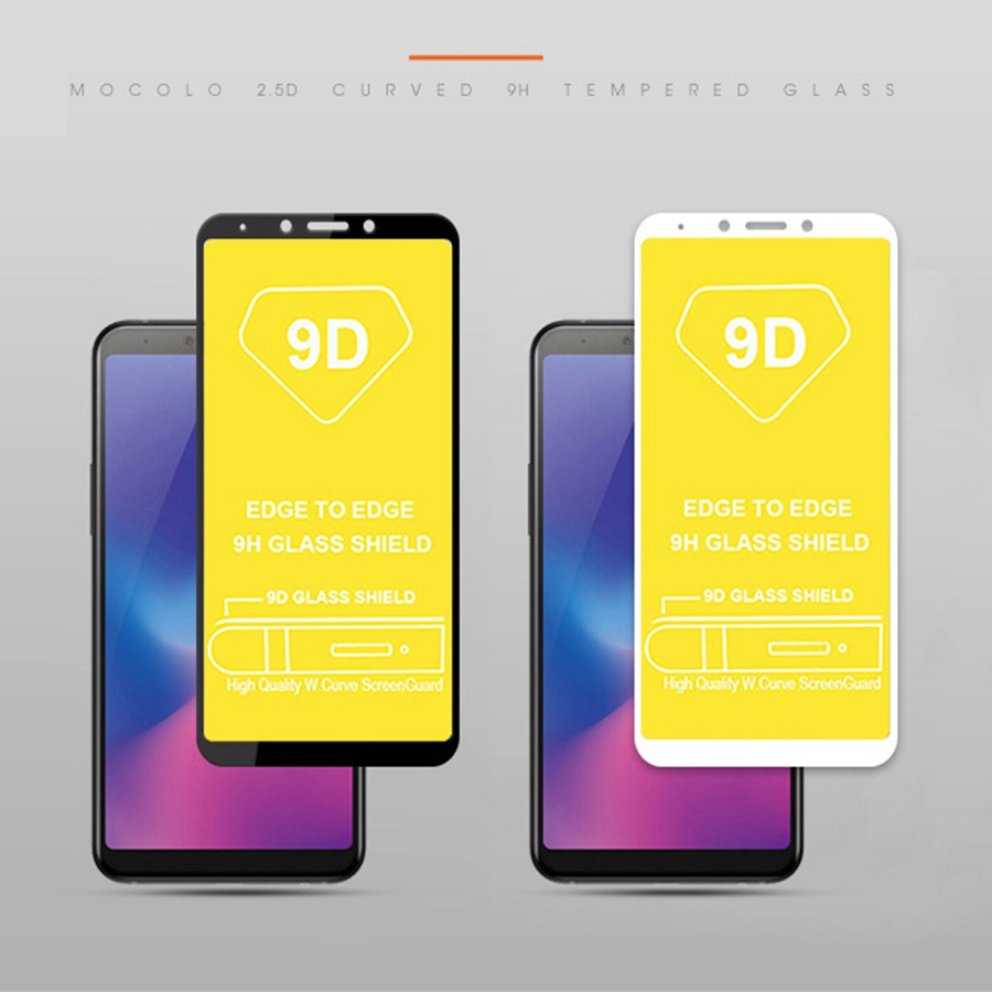 Miếng Dán Kính Cường Lực 5D Cho Samsung Galaxy A6s - Đen