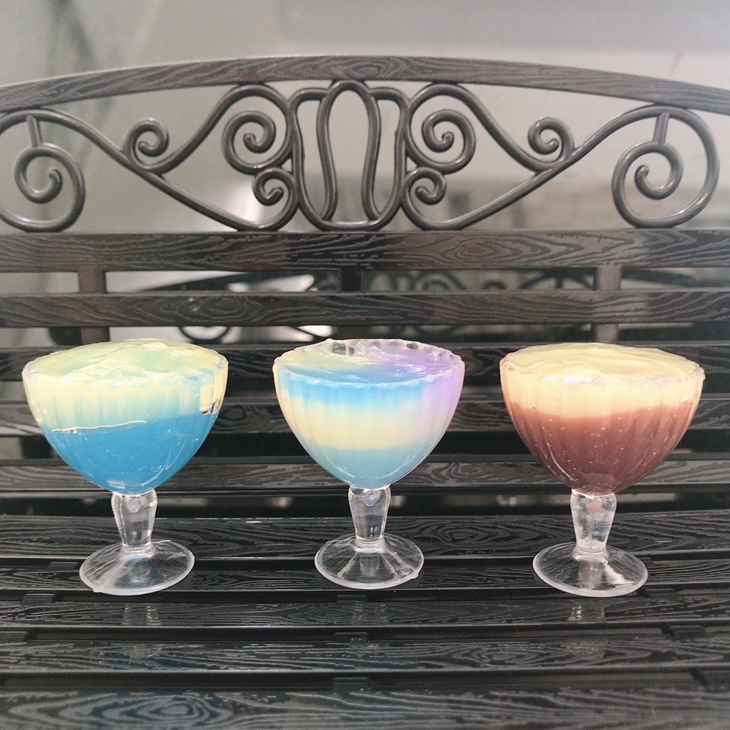 Ly cốc đồ chơi resin handmade tạo hình galaxy