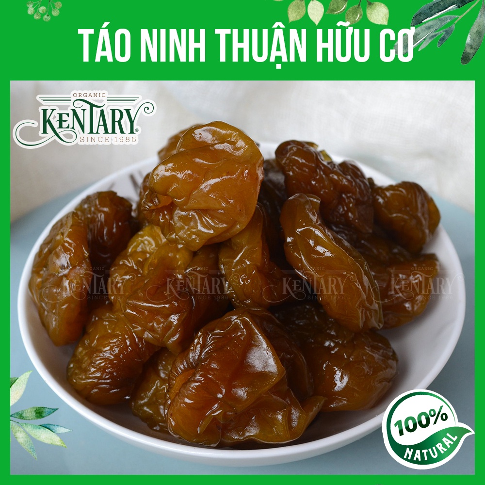 Táo Xanh Sấy Dẻo Kentary - Túi 200g - TÁO NINH THUẬN - Ít đường ít ngọt