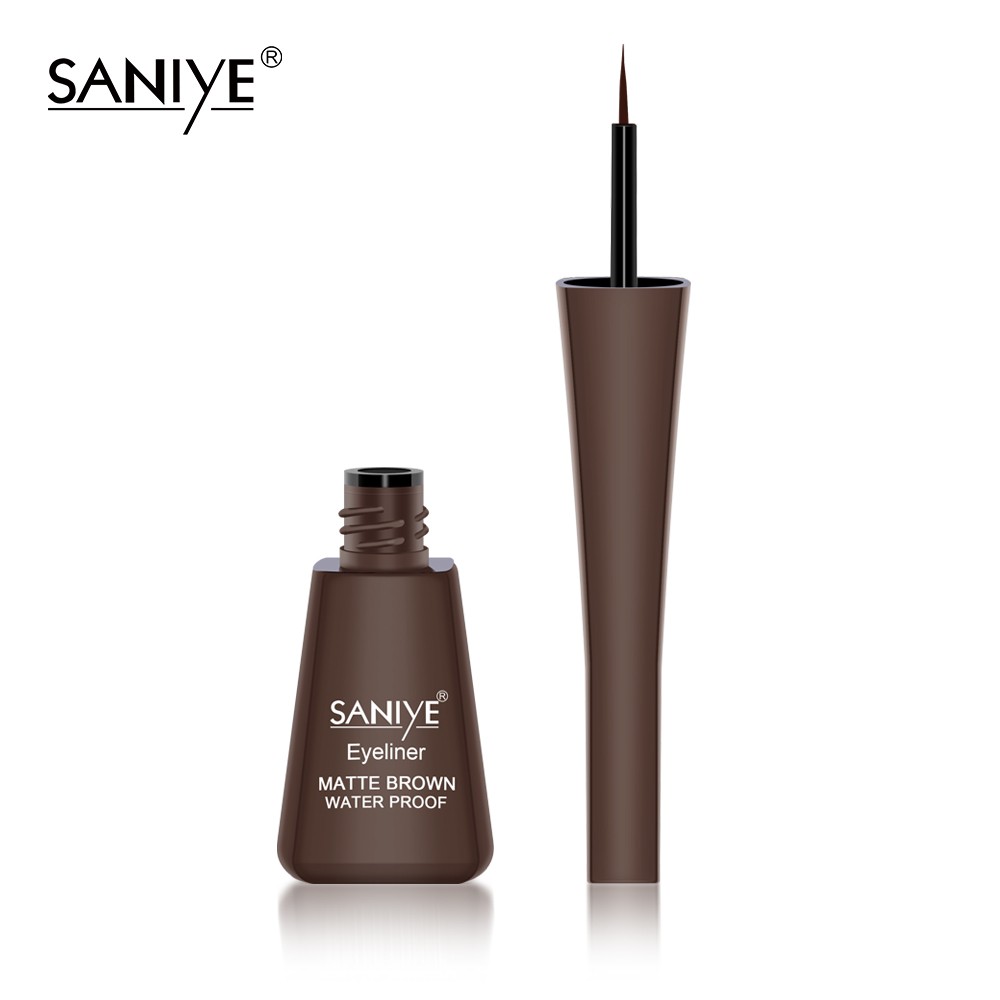 Bút kẻ mắt dạng lỏng SANIYE M255 màu nâu/ đen dung tích 10ml