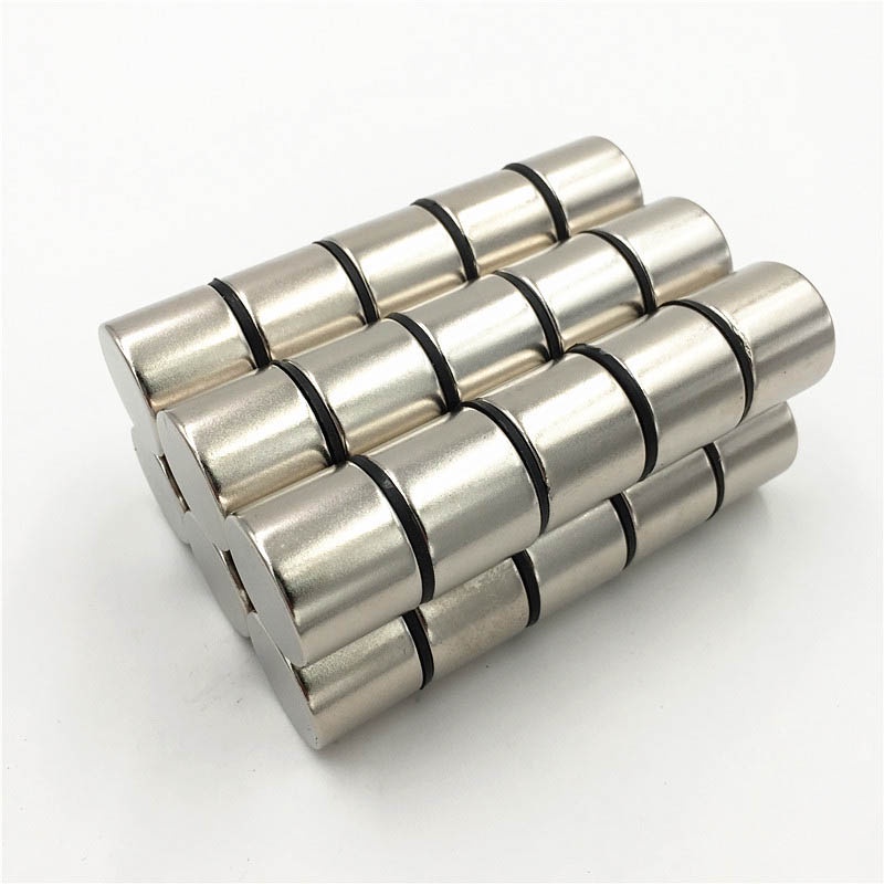 Nam châm tròn đường kính 25x5/10/20mm loại nam châm siêu mạnh lực từ N52