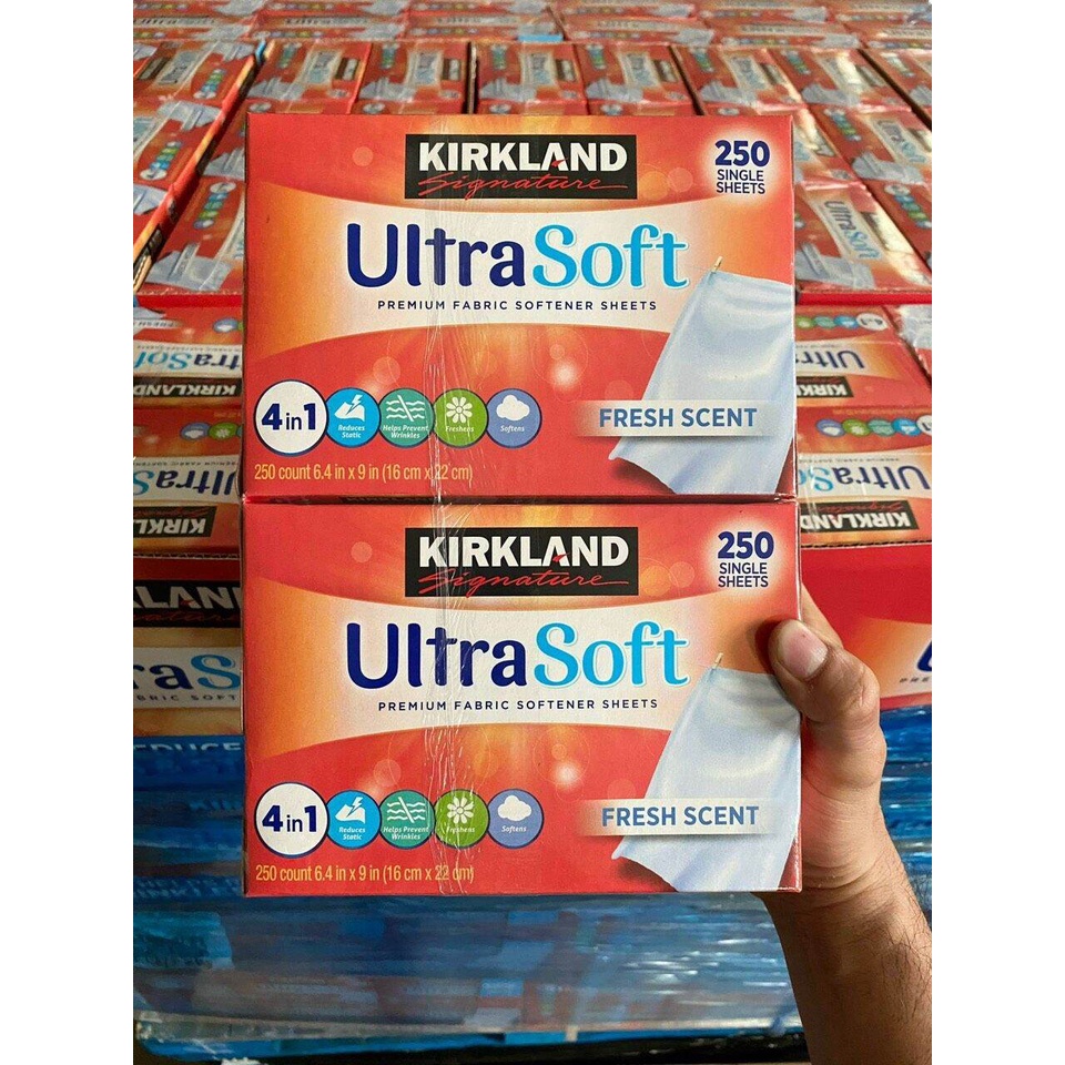 Giấy Thơm Quần Áo Kirkland Ultrasoft 250 miếng - Hãng Mỹ