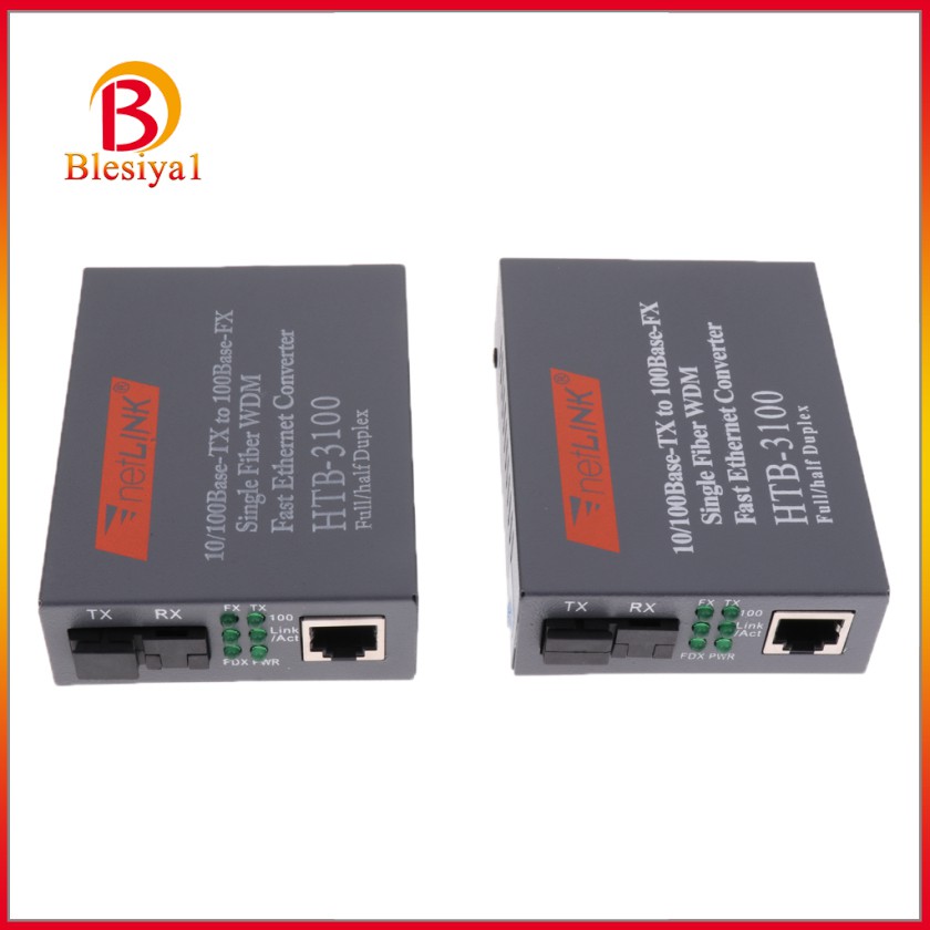 Set 2 Bộ Chuyển Đổi Ethernet Htb-3100ab 100m 25km Sang Rj45