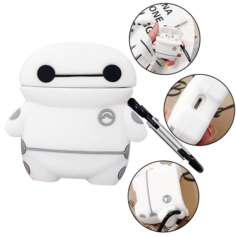 Ốp Bảo Vệ Hộp Đựng Tai Nghe Airpods 1 / 2 Hình Phim Big Hero 6